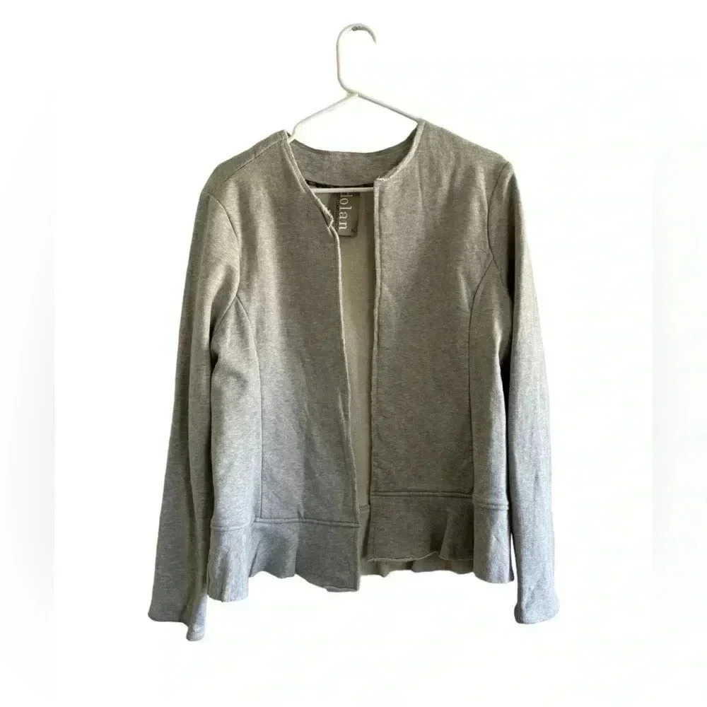 DOLAN Leftcoast Terry Grey Jacket Size XL
